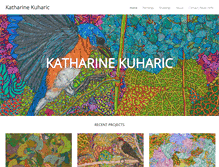 Tablet Screenshot of katharinekuharic.com